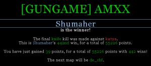 [GUNGAME] Shumaher is the winner!